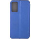 Кожаный чехол (книжка) Classy для Samsung Galaxy A55 Синий - фото