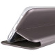 Кожаный чехол (книжка) Classy для Samsung Galaxy A55 Серый - фото