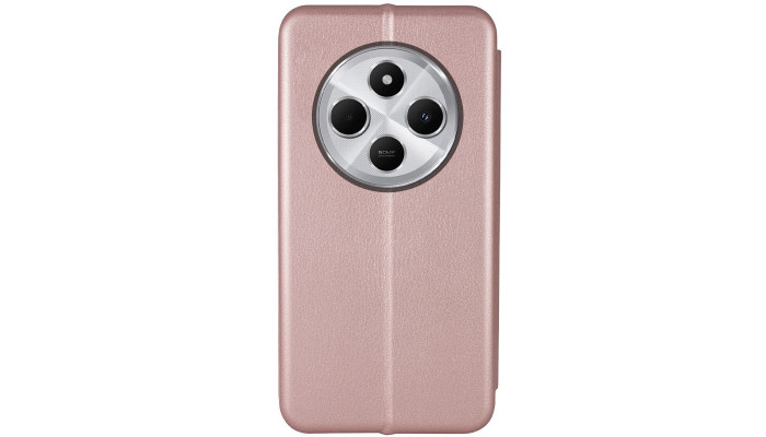 Шкіряний чохол (книжка) Classy для Xiaomi Redmi 14C / Poco C75 Rose Gold - фото