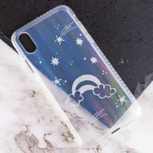 TPU+Glass чехол Aurora Space для Apple iPhone XS Max (6.5