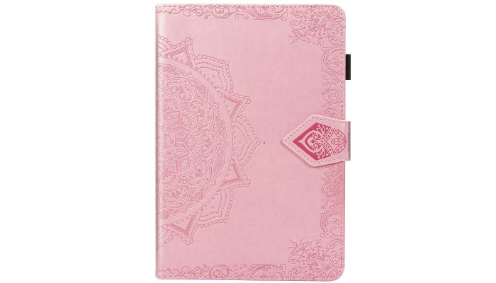 Кожаный чехол Art Case с визитницей для Samsung Galaxy Tab S7+ Розовый - фото