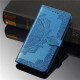 Шкіряний чохол-книжка Mandala з візитницею для Xiaomi Mi 10T / Mi 10T Pro Синій - фото