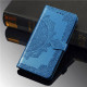 Шкіряний чохол-книжка Mandala з візитницею для TECNO POP 4 Синій - фото