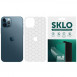 Защитная пленка SKLO Back (на заднюю панель+лого) Transp. для Apple iPhone 13 (6.1") Прозрачный / Соты
