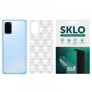 Захисна плівка SKLO Back (на задню панель) Transp. для Samsung Galaxy M31 Prime Прозорий / Черепи