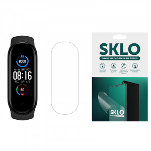 Захисна гідрогелева плівка SKLO (екран) 4шт. для Xiaomi Mi Band 7 Матовий