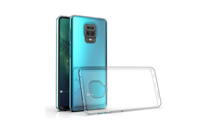 TPU чохол Epic Transparent 1,5mm для Xiaomi Redmi Note 9s / Note 9 Pro / Note 9 Pro Max Безбарвний (прозорий) - фото