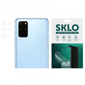 Защитная гидрогелевая пленка SKLO (на камеру) 4шт. для Samsung Galaxy M52 Прозрачный