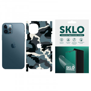 Захисна плівка SKLO Back (на задню панель+грани+лого) Camo для Apple iPhone 14 Pro Max (6.7