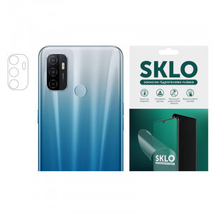 Захисна гідрогелева плівка SKLO (на камеру) 4шт. для Oppo Reno 8 5G Прозорий