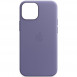 Шкіряний чохол Leather Case (AAA) with MagSafe and Animation для Apple iPhone 13 Pro Max (6.7") Wisteria