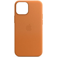 Кожаный чехол Leather Case (AAA) with MagSafe and Animation для Apple iPhone 13 Pro (6.1