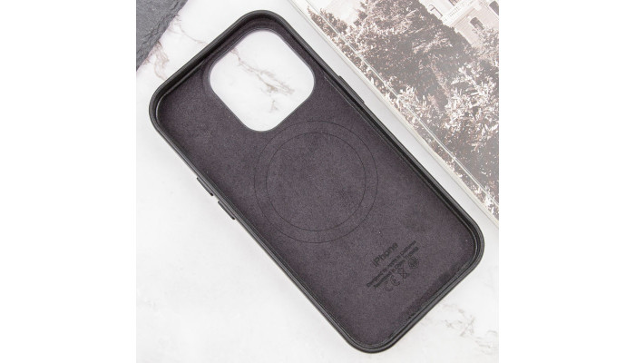 Кожаный чехол Leather Case (AAA) with MagSafe and Animation для Apple iPhone 13 Pro (6.1