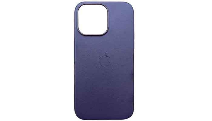 Шкіряний чохол Leather Case (AAA) with MagSafe and Animation для Apple iPhone 14 Pro (6.1