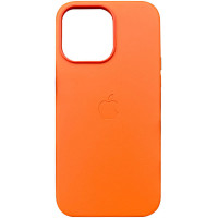 Шкіряний чохол Leather Case (AAA) with MagSafe and Animation для Apple iPhone 14 Pro (6.1