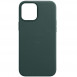 Шкіряний чохол Leather Case (AAA) with MagSafe and Animation для Apple iPhone 14 Pro Max (6.7") Forest Green