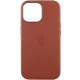 Шкіряний чохол Leather Case (AAA) with MagSafe and Animation для Apple iPhone 14 (6.1