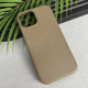 Кожаный чехол Leather Case (AAA) with MagSafe and Animation для Apple iPhone 15 Plus (6.7