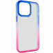 Чехол TPU+PC Fresh sip series для Apple iPhone 14 Pro (6.1") Розовый / Синий