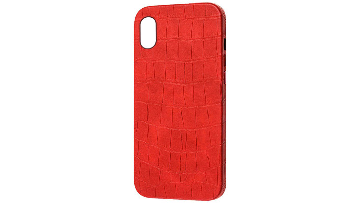 Кожаный чехол Croco Leather для Apple iPhone XR (6.1
