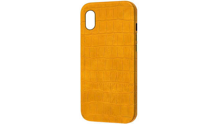 Кожаный чехол Croco Leather для Apple iPhone XS Max (6.5