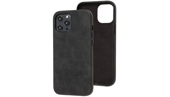 Шкіряний чохол Croco Leather для Apple iPhone 12 Pro / 12 (6.1