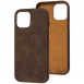 Шкіряний чохол Croco Leather для Apple iPhone 13 Pro Max (6.7") Brown