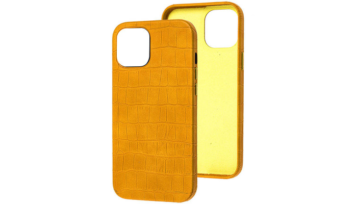 Кожаный чехол Croco Leather для Apple iPhone 13 mini (5.4