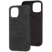 Кожаный чехол Croco Leather для Apple iPhone 14 Plus (6.7") Black