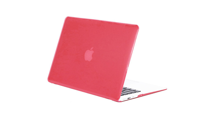 Чохол-накладка Matte Shell для Apple MacBook Pro touch bar 15 (2016/18) (A1707 / A1990) Рожевий / Rose Red - фото