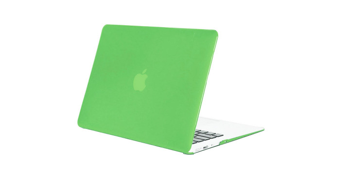 Чохол-накладка Matte Shell для Apple MacBook Pro touch bar 15 (2016/18) (A1707 / A1990) Салатовий / Tender green - фото