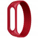 Тканевый монобраслет Braided Solo Loop для Xiaomi Mi Band 3/4/5/6 (S) Красный