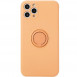 Чохол TPU Candy Ring Full Camera для Apple iPhone 12 Pro (6.1") Помаранчевий / Coral