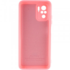 Чехол Silicone Cover My Color Full Camera (A) для Xiaomi Redmi Note 10 / Note 10s Розовый / Pink