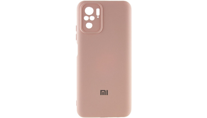 Чохол Silicone Cover My Color Full Camera (A) для Xiaomi Redmi Note 10 / Note 10s Рожевий / Pink Sand - фото