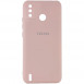 Чохол Silicone Cover My Color Full Camera (A) для TECNO Spark 6 Go Рожевий / Pink Sand