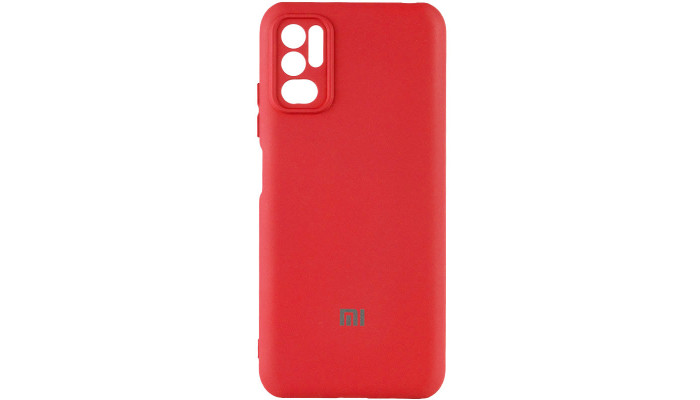 Чохол Silicone Cover My Color Full Camera (A) для Xiaomi Redmi Note 10 5G / Poco M3 Pro Червоний / Red - фото