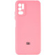 Чохол Silicone Cover My Color Full Camera (A) для Xiaomi Redmi Note 10 5G / Poco M3 Pro Рожевий / Pink - фото