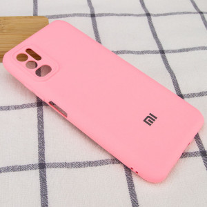 Чехол Silicone Cover My Color Full Camera (A) для Xiaomi Redmi Note 10 5G / Poco M3 Pro Розовый / Pink