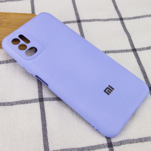 Чехол Silicone Cover My Color Full Camera (A) для Xiaomi Redmi Note 10 5G / Poco M3 Pro Сиреневый / Dasheen