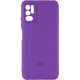 Чехол Silicone Cover My Color Full Camera (A) для Xiaomi Redmi Note 10 5G / Poco M3 Pro Фиолетовый / Purple - фото