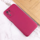 Чохол Silicone Cover Full Camera without Logo (A) для Xiaomi Redmi Note 10 / Note 10s Бордовий / Marsala - фото
