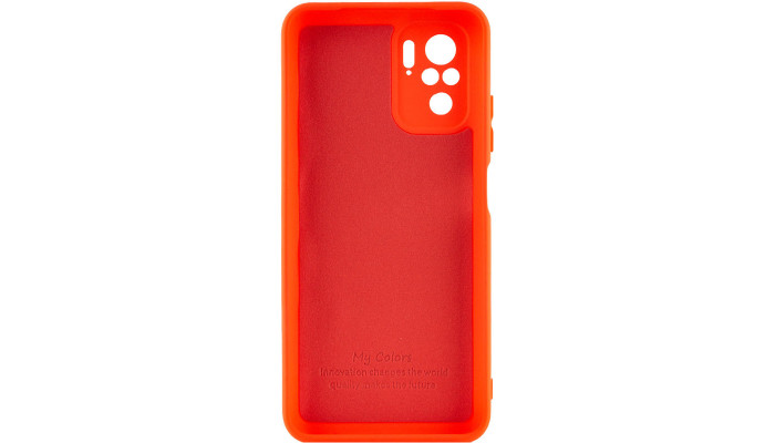 Чохол Silicone Cover Full Camera without Logo (A) для Xiaomi Redmi Note 10 / Note 10s Червоний / Red - фото