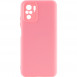 Чохол Silicone Cover Full Camera without Logo (A) для Xiaomi Redmi Note 10 / Note 10s Рожевий / Pink