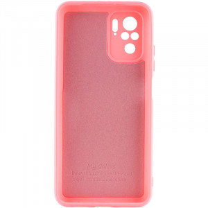 Чехол Silicone Cover Full Camera without Logo (A) для Xiaomi Redmi Note 10 / Note 10s Розовый / Pink