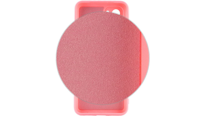 Чехол Silicone Cover Full Camera without Logo (A) для Xiaomi Redmi Note 10 / Note 10s Розовый / Pink - фото