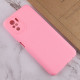 Чехол Silicone Cover Full Camera without Logo (A) для Xiaomi Redmi Note 10 / Note 10s Розовый / Pink - фото