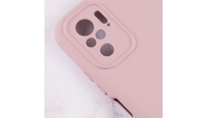Чохол Silicone Cover Full Camera without Logo (A) для Xiaomi Redmi Note 10 / Note 10s Рожевий / Pink Sand - фото
