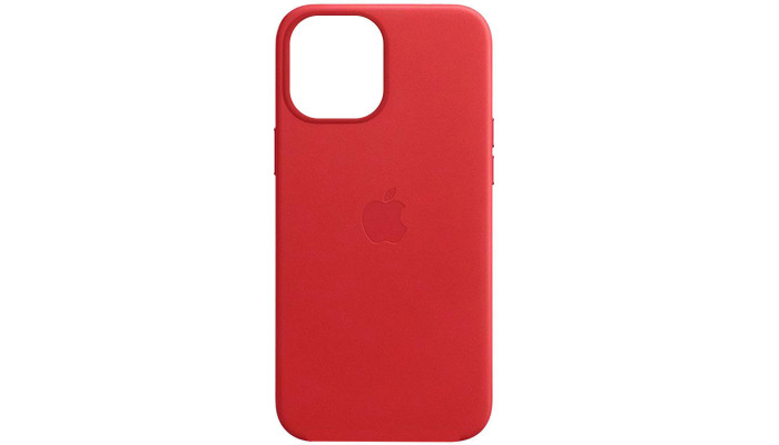 Кожаный чехол Leather Case (AAA) для Apple iPhone 12 Pro / 12 (6.1