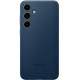 Кожаный чехол Leather Case (AAA) для Samsung Galaxy S24 Navy Blue - фото